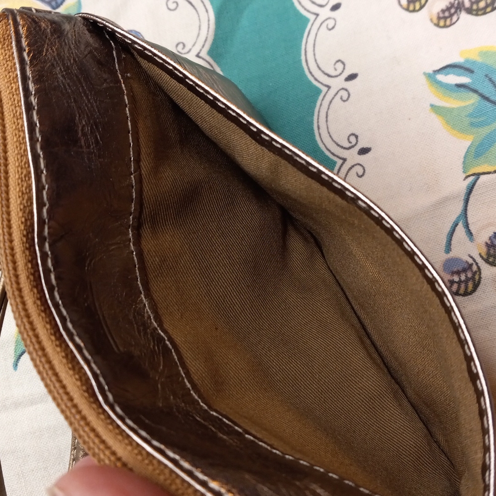 Fossil Metallic Patchwork Wristlet - image 7